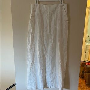 NWT Sophie Max White Buttoned Maxi Skirt